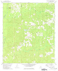 Citronelle West Alabama Historical topographic map, 1:24000 scale, 7.5 X 7.5 Minute, Year 1982