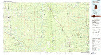 Citronelle Alabama Historical topographic map, 1:100000 scale, 30 X 60 Minute, Year 1984