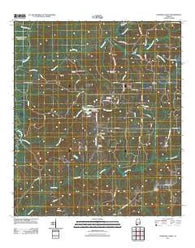 Citronelle West Alabama Historical topographic map, 1:24000 scale, 7.5 X 7.5 Minute, Year 2011