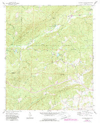 Clairmont Springs Alabama Historical topographic map, 1:24000 scale, 7.5 X 7.5 Minute, Year 1969