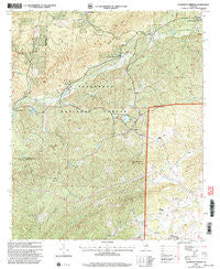 Clairmont Springs Alabama Historical topographic map, 1:24000 scale, 7.5 X 7.5 Minute, Year 2001