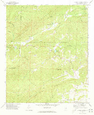 Clairmont Springs Alabama Historical topographic map, 1:24000 scale, 7.5 X 7.5 Minute, Year 1969