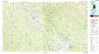Clanton Alabama Historical topographic map, 1:100000 scale, 30 X 60 Minute, Year 1987