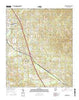 Clanton East Alabama Current topographic map, 1:24000 scale, 7.5 X 7.5 Minute, Year 2014