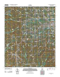 Clanton West Alabama Historical topographic map, 1:24000 scale, 7.5 X 7.5 Minute, Year 2011
