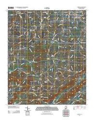 Clarence Alabama Historical topographic map, 1:24000 scale, 7.5 X 7.5 Minute, Year 2011