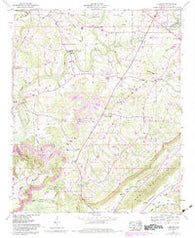 Clarence Alabama Historical topographic map, 1:24000 scale, 7.5 X 7.5 Minute, Year 1958