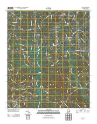 Claud Alabama Historical topographic map, 1:24000 scale, 7.5 X 7.5 Minute, Year 2011