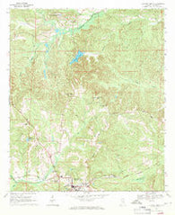 Clayton North Alabama Historical topographic map, 1:24000 scale, 7.5 X 7.5 Minute, Year 1968