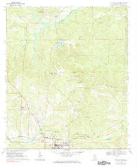 Clayton North Alabama Historical topographic map, 1:24000 scale, 7.5 X 7.5 Minute, Year 1968