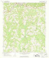 Clayton South Alabama Historical topographic map, 1:24000 scale, 7.5 X 7.5 Minute, Year 1967