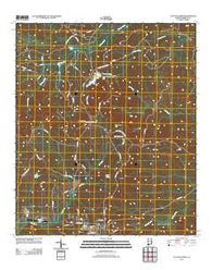 Clayton North Alabama Historical topographic map, 1:24000 scale, 7.5 X 7.5 Minute, Year 2011