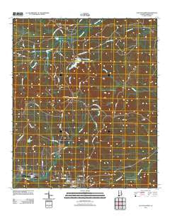 Clayton North Alabama Historical topographic map, 1:24000 scale, 7.5 X 7.5 Minute, Year 2011