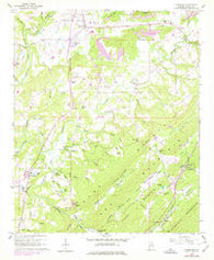 Cleveland Alabama Historical topographic map, 1:24000 scale, 7.5 X 7.5 Minute, Year 1958