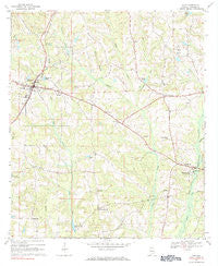 Clio Alabama Historical topographic map, 1:24000 scale, 7.5 X 7.5 Minute, Year 1969