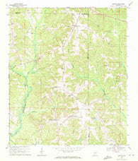 Clopton Alabama Historical topographic map, 1:24000 scale, 7.5 X 7.5 Minute, Year 1969
