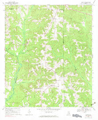 Clopton Alabama Historical topographic map, 1:24000 scale, 7.5 X 7.5 Minute, Year 1969