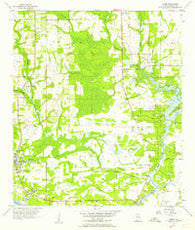 Coden Alabama Historical topographic map, 1:24000 scale, 7.5 X 7.5 Minute, Year 1956