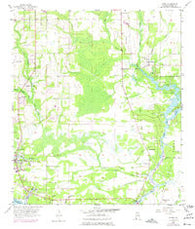 Coden Alabama Historical topographic map, 1:24000 scale, 7.5 X 7.5 Minute, Year 1956
