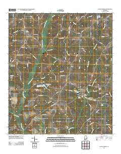 Coffee Springs Alabama Historical topographic map, 1:24000 scale, 7.5 X 7.5 Minute, Year 2011