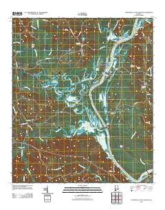 Coffeeville Lock And Dam Alabama Historical topographic map, 1:24000 scale, 7.5 X 7.5 Minute, Year 2011