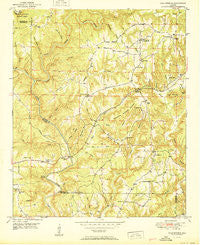 Cold Springs Alabama Historical topographic map, 1:24000 scale, 7.5 X 7.5 Minute, Year 1951