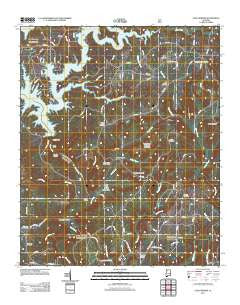 Cold Springs Alabama Historical topographic map, 1:24000 scale, 7.5 X 7.5 Minute, Year 2011
