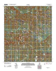 Collirene Alabama Historical topographic map, 1:24000 scale, 7.5 X 7.5 Minute, Year 2011