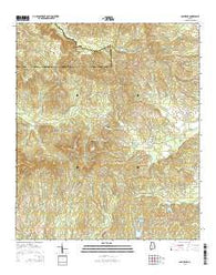 Collirene Alabama Current topographic map, 1:24000 scale, 7.5 X 7.5 Minute, Year 2014