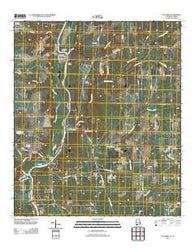 Columbia Alabama Historical topographic map, 1:24000 scale, 7.5 X 7.5 Minute, Year 2011