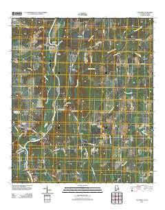 Columbia Alabama Historical topographic map, 1:24000 scale, 7.5 X 7.5 Minute, Year 2011