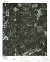 Columbiana SW Alabama Historical topographic map, 1:24000 scale, 7.5 X 7.5 Minute, Year 1975