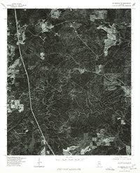 Columbiana SW Alabama Historical topographic map, 1:24000 scale, 7.5 X 7.5 Minute, Year 1975
