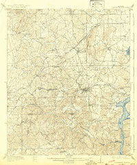 Columbiana Alabama Historical topographic map, 1:62500 scale, 15 X 15 Minute, Year 1911