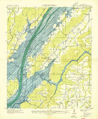 Columbus City Alabama Historical topographic map, 1:24000 scale, 7.5 X 7.5 Minute, Year 1936