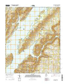 Columbus City Alabama Current topographic map, 1:24000 scale, 7.5 X 7.5 Minute, Year 2014