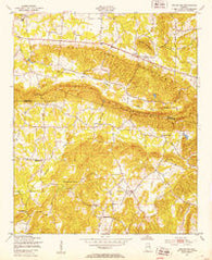Colvin Gap Alabama Historical topographic map, 1:24000 scale, 7.5 X 7.5 Minute, Year 1947