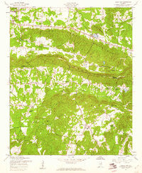 Colvin Gap Alabama Historical topographic map, 1:24000 scale, 7.5 X 7.5 Minute, Year 1957