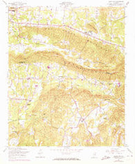 Colvin Gap Alabama Historical topographic map, 1:24000 scale, 7.5 X 7.5 Minute, Year 1957