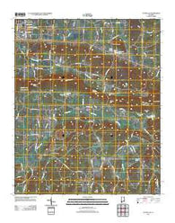 Colvin Gap Alabama Historical topographic map, 1:24000 scale, 7.5 X 7.5 Minute, Year 2011