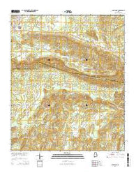 Colvin Gap Alabama Current topographic map, 1:24000 scale, 7.5 X 7.5 Minute, Year 2014