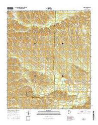 Comer Alabama Current topographic map, 1:24000 scale, 7.5 X 7.5 Minute, Year 2014