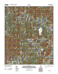 Concord Alabama Historical topographic map, 1:24000 scale, 7.5 X 7.5 Minute, Year 2011