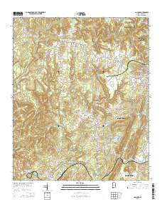 Concord Alabama Current topographic map, 1:24000 scale, 7.5 X 7.5 Minute, Year 2014
