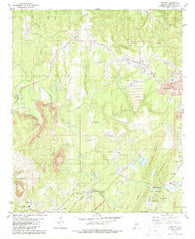 Concord Alabama Historical topographic map, 1:24000 scale, 7.5 X 7.5 Minute, Year 1979