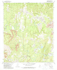 Concord Alabama Historical topographic map, 1:24000 scale, 7.5 X 7.5 Minute, Year 1979