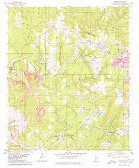Concord Alabama Historical topographic map, 1:24000 scale, 7.5 X 7.5 Minute, Year 1979