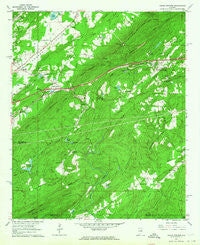 Cooks Springs Alabama Historical topographic map, 1:24000 scale, 7.5 X 7.5 Minute, Year 1962