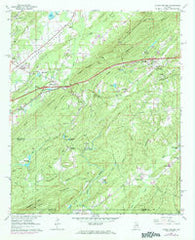 Cooks Springs Alabama Historical topographic map, 1:24000 scale, 7.5 X 7.5 Minute, Year 1962