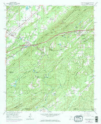 Cooks Springs Alabama Historical topographic map, 1:24000 scale, 7.5 X 7.5 Minute, Year 1962
